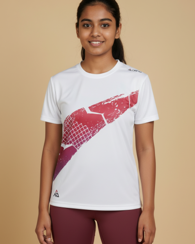 Court Streak- Performance Sports T-Shirt for Girls