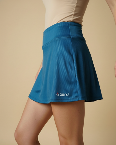 Teal Tennis Skirt | Lightweight Performance Skirt with Stretch for Performance