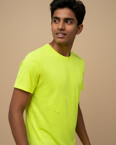 Neon Performance Sports T-Shirt for Boys | Lightweight Dry-Fit Tee